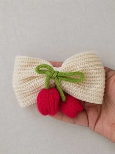 Cute Cherry Bow Hair Clip