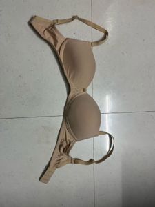Nude Padded Bra. 1 or 2 time used.