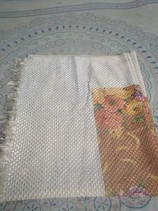 Silk Floral Print single bed bedsheet