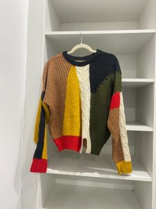 Women’s Abstract Knit Pullover