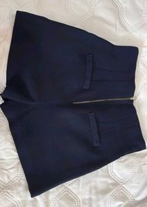 Chic Navy High-Waisted Shorts