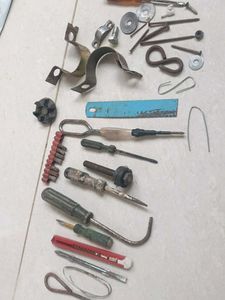 Assorted Hardware and Tools