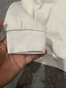 GAP unisex Cream Hoodie