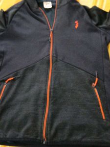 Navy Fila Hooded Jacket