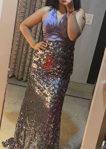 Sparkling Sequin Ethnic Gown❤️🌸