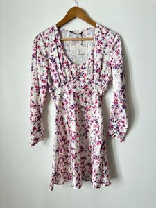 Zara Floral Print Mini Dress