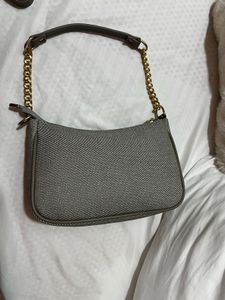 YSL inspired Grey Shoulder Bag