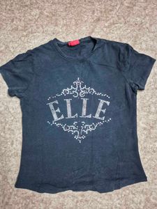 y2k baddie elle rhinestone top ☆