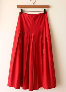 Elegant Red Embroidered Lehnga