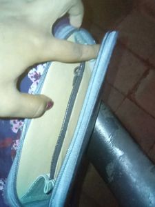 Stylish Grey Zippered Wallet