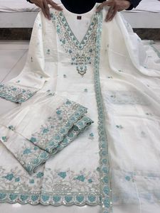 SPECIAL WHITE BULBUL SUIT SET ❣️