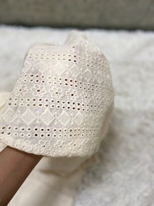 Elegant Eyelet Lace Pants