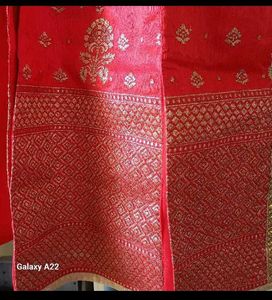 Beautiful Red Embroidered Kurta