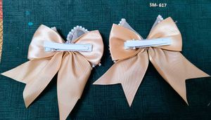 Elegant Pearl Bow Hair Clip