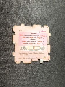 Big babol Pokemon Sunflora giga card collectible