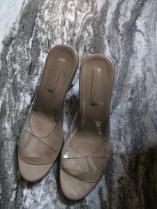 Stylish Transparent Heeled Sandals