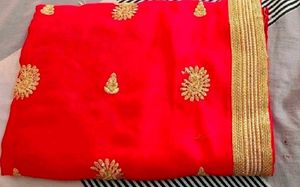 Beautiful Red Saree