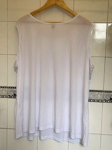 Basic White Sleeveless Tank Top