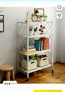 Foldable Rolling Kitchen Cart