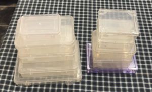 Set of Clear Storage Boxes 10