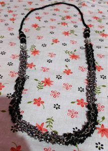 Elegant Black Crystal Statement Necklace