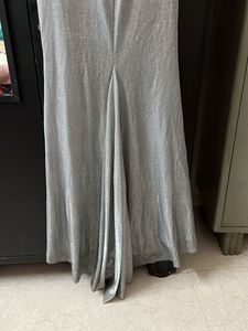 Shimmering Silver Party Dress