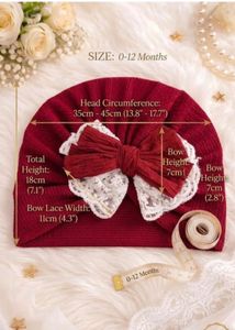 Baby Girl Turban Hat with Bow