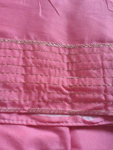 Embroidered Pink Kurta Fabric