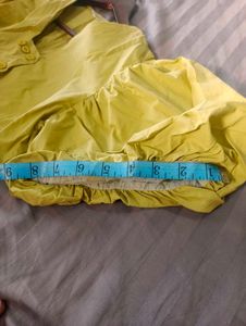 Stylish Yellow Puff Sleeve Top
