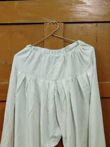 White Cotton Salwar Pants