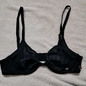 Rihanna SAVAGE × FENTY COLLECTION Black Mesh Bra