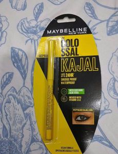 Maybelline Colossal Kajal - Deep Black( Unused)