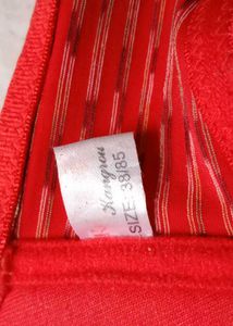 Red Striped Everyday Bra