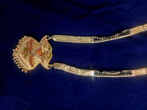 1 Gram Gold Plated Long Mangalsutra