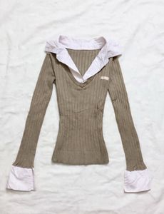 Chic V-Neck Long Sleeve Top