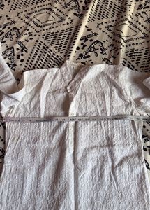 Men's White Chikankari Kurta