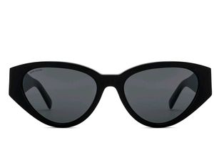 John Jacobs Black Cat-Eye Sunglasses