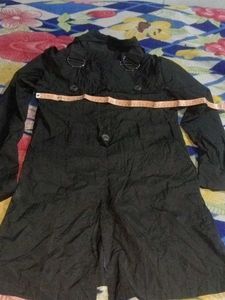Stylish Black Trench Coat