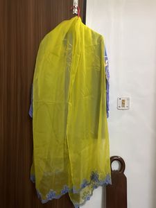 Kurta 3 pc set with Gold Embellishmen
