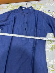 4/5 years boy's Blue Kurta with Pants Set