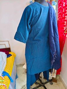 Embroidered Kurta Set with Dupatta