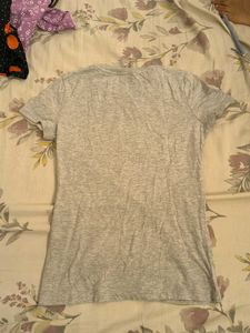 Grey Aero T-Shirt with Floral Print
