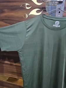 Olive Green Half Sleeve TSHIRT