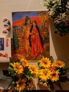 Ram and Sita Canvas Painting