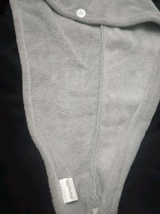 Cozy Grey Hooded Robe