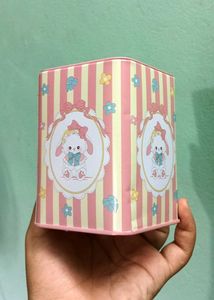 bunny tin money bank