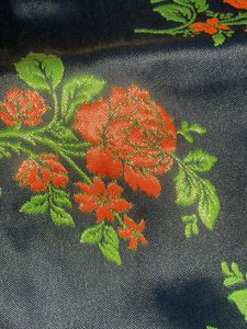 Navy Blue Floral weaves Kurta