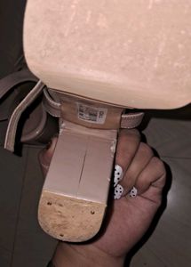 Elegant Pink Block Heel Sandals