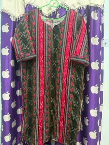 Vibrant Striped  Kurta
