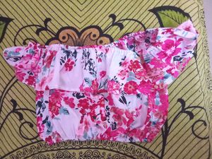 Floral Off-Shoulder Co-ord Set